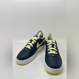 Size 5Y - Boys Nike Air Force 1 Low GS ‘Dark Obsidian Lime’ CT3839-400 Wmns 6.5